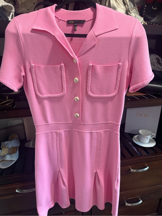 Maje Dresses & Skirts - Maje Radene Knit Dress in Rose Pink